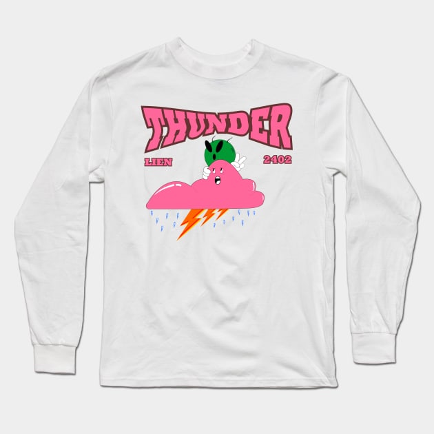 Thunder lien T-Shirt Long Sleeve T-Shirt by 24-Buby